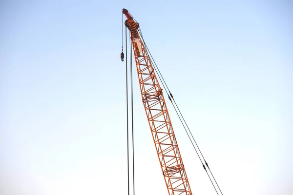 Kranhaken Für Industriekräne Schließen — Stockfoto