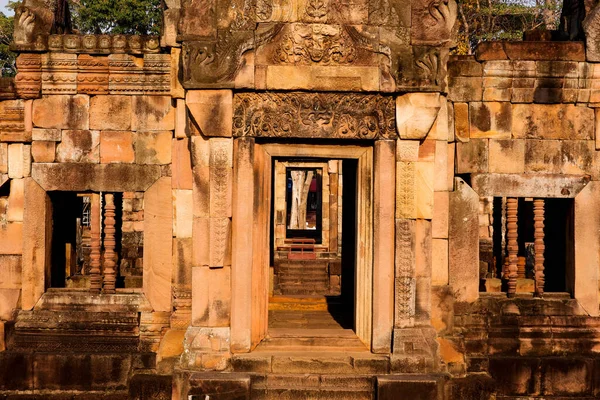 Phanom Rung Name Ancient Sandstone Castle Buriram Province Thailand Stock Image