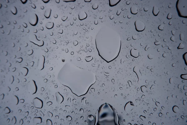 Gambar Latar Belakang Tetesan Air Pada Permukaan Kaca — Stok Foto