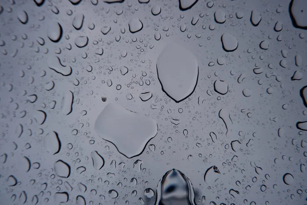 Imagens Fundo Gotas Água Superfície Vidro — Fotografia de Stock