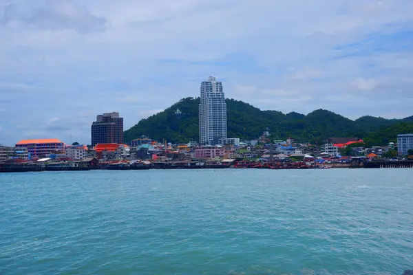 Edificios Frente Mar Tailandia — Foto de Stock