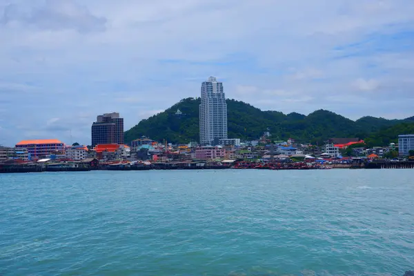 Gebäude Direkt Meer Thailand — Stockfoto