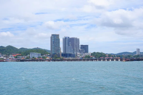 Edificios Frente Mar Tailandia — Foto de Stock