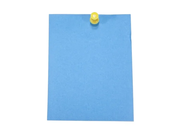 Colorful paper with pin — Stock Photo, Image