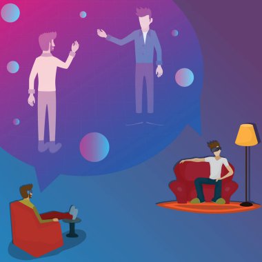 Dijital teknolojinin düz tasarımı, şarkılarını NFT 'ye çevirir, dijital varlık konsepti - vektör illüstrasyonu