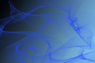 Abstract  background with light blue wave lines