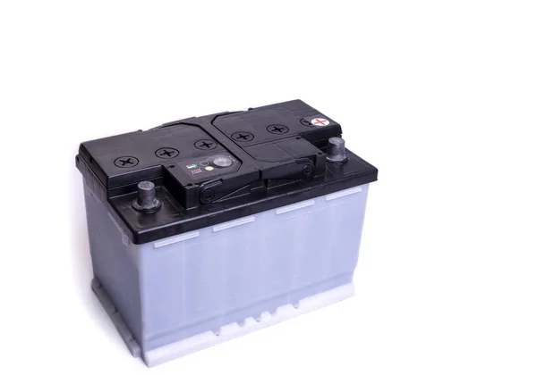 Car Battery Diesel Car White Εικόνα Αρχείου