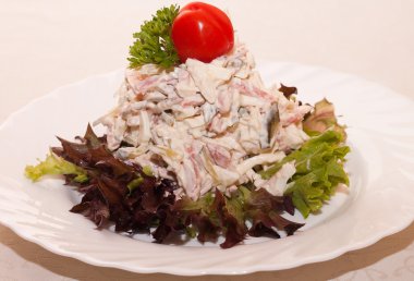 mozzarella salatası görmek