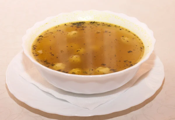 Leckere Suppe — Stockfoto