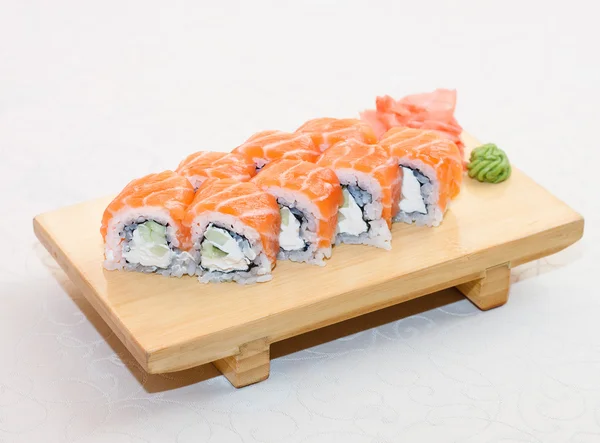 Sushi med lax — Stockfoto