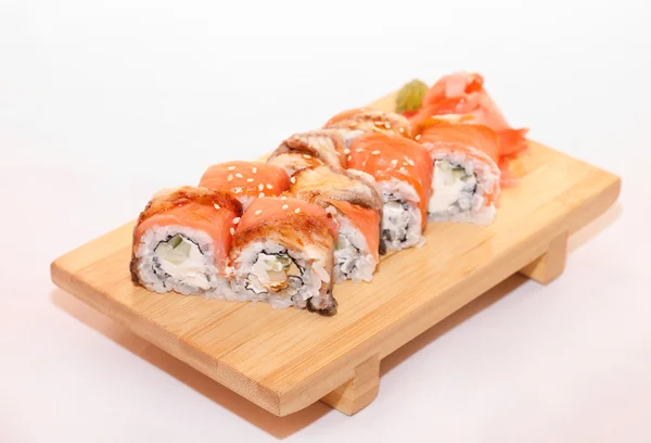 Sushi dengan belut — Stok Foto