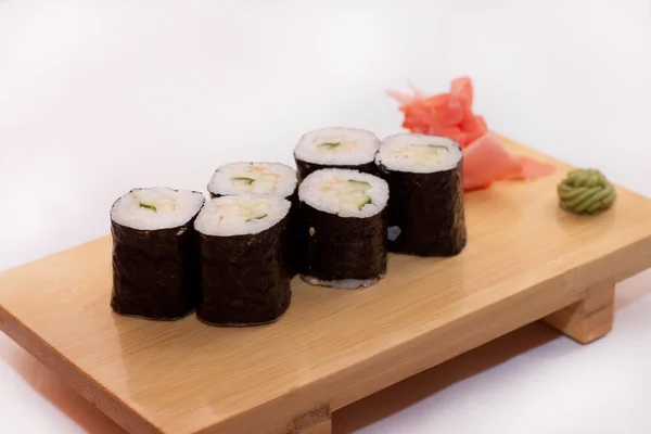 Sushi med gurka — Stockfoto