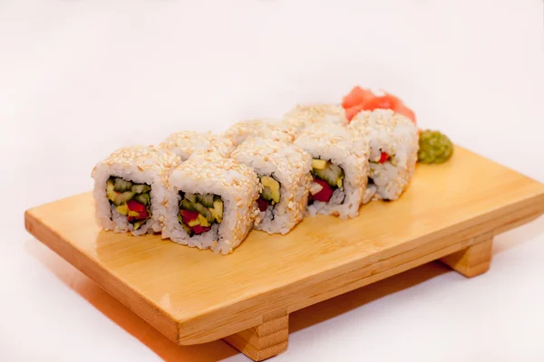 Sushi with cucumber — Stock Photo, Image