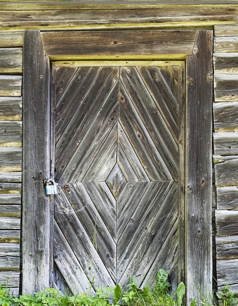 Wooden door background — Stock Photo, Image