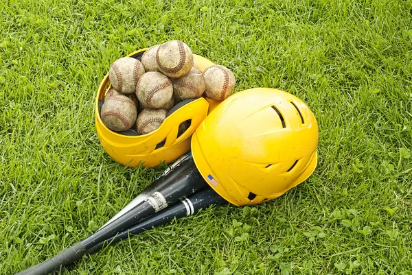 Attrezzature da baseball — Foto Stock