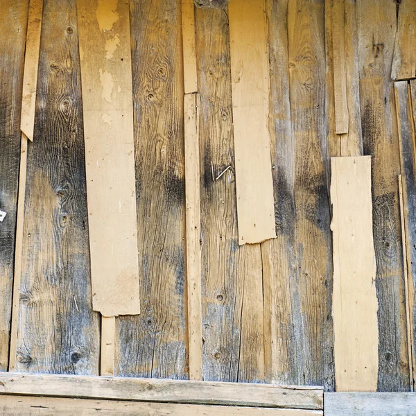 Parete di assi di legno — Foto Stock