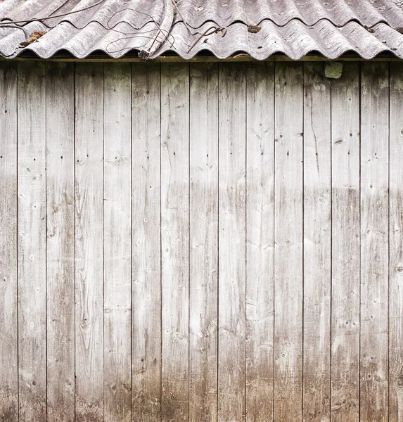 Šedá dřevěnou prkennou zdí — Stock fotografie