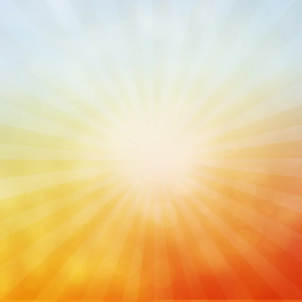Модель sunburst сонця . Стокове Зображення