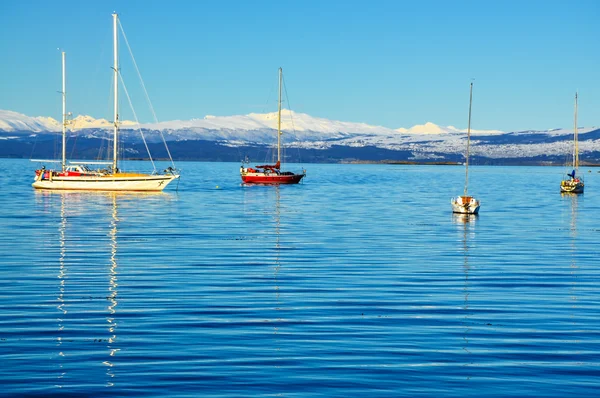 Bateaux dans le canal Beagle — Photo