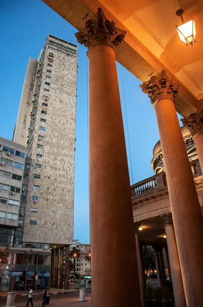 Vista de Montevidéu do Teatro Solis — Fotografia de Stock