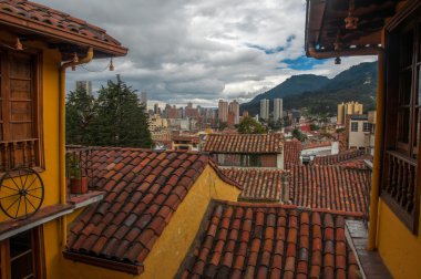 View of Downtown Bogota clipart