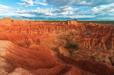 Red Desert Landscape clipart