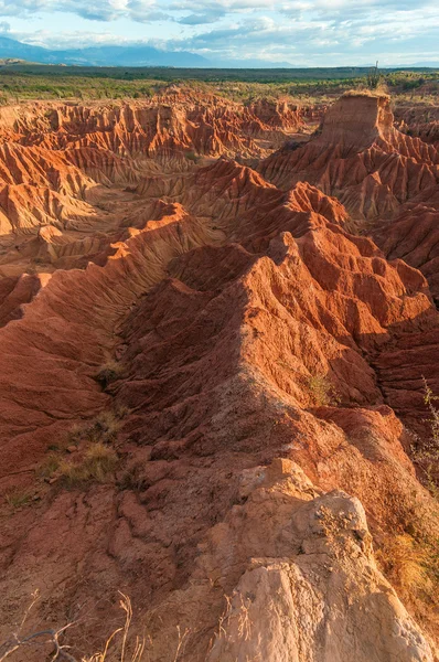 Fantastiska röda klippformationer — Stockfoto