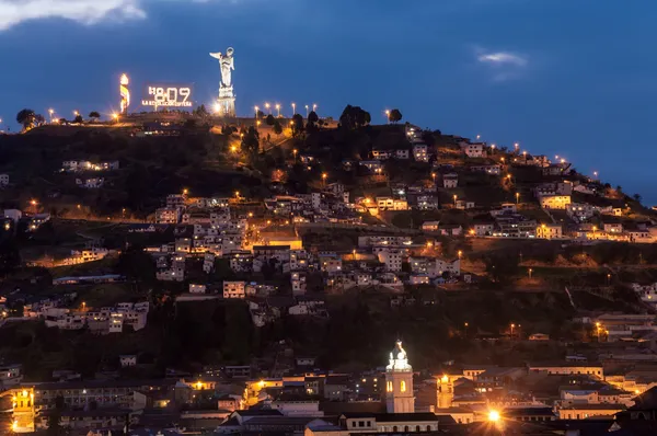 Quito Ecuador Hill — Stock Photo, Image