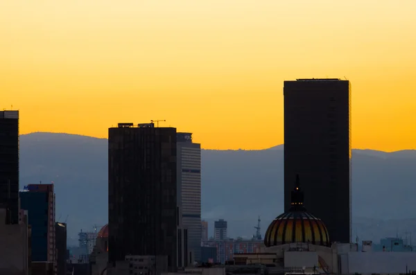 Coucher de soleil à Mexico — Photo