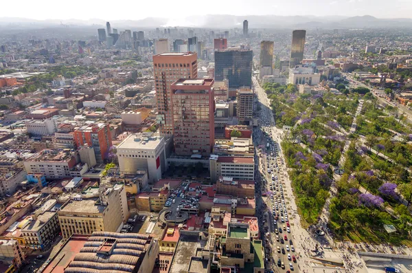 Paysage urbain de Mexico — Photo