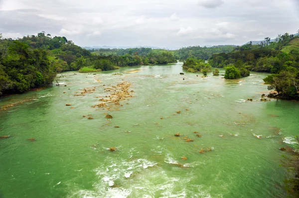 Großer grüner Fluss — Stockfoto
