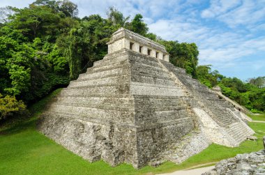 Palenque Temple of Inscriptions clipart