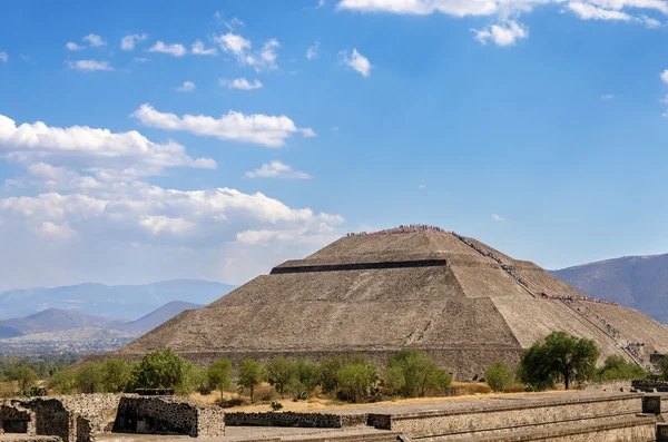 Pyramid of the Sun View — Stock Photo, Image