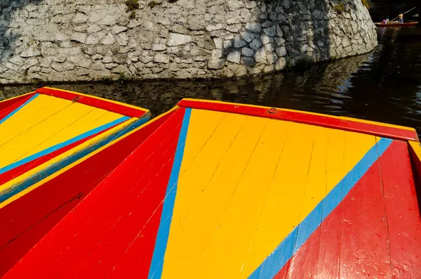 Xochimilco tekneler — Stok fotoğraf