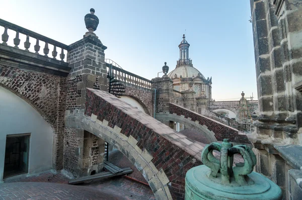 Mexico-stad kathedraal dak — Stockfoto