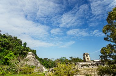 Palenque Temples clipart