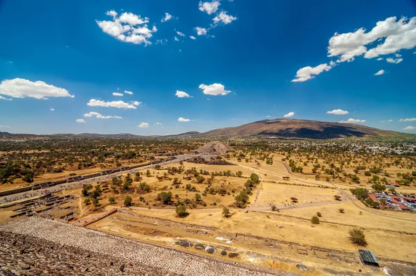 Vista de Teotihuacan — Fotografia de Stock