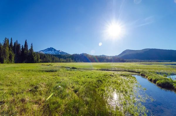 South Sister Wide Angle — Stock Photo, Image