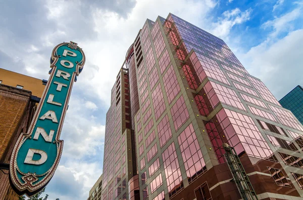 Iconic Portland Sign — Stock Photo, Image