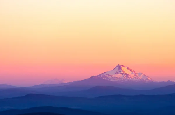 Гора Jefferson захід сонця — стокове фото