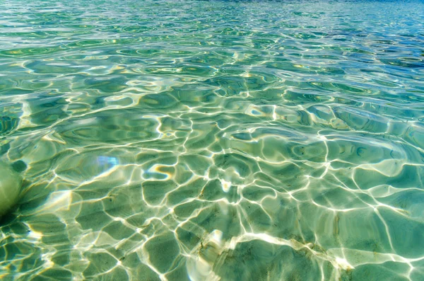 Ondas de agua del mar Caribe — Foto de Stock