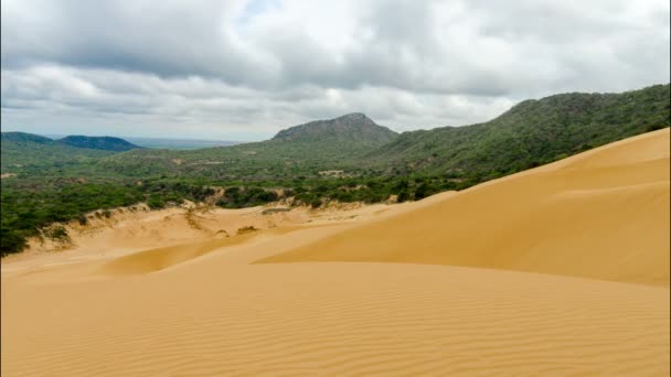 Lapso de tempo da Duna de areia — Vídeo de Stock