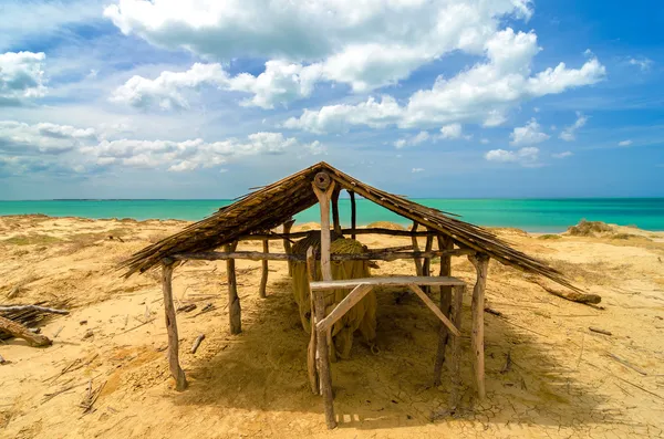 Antigua choza de madera — Foto de Stock