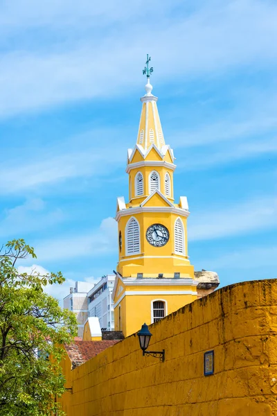 Cartagena hodinová věž — Stock fotografie