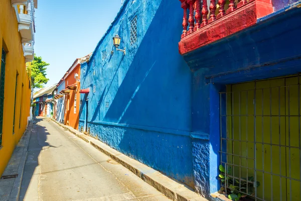 Colonial Alley in Cartagena — Stock Photo, Image