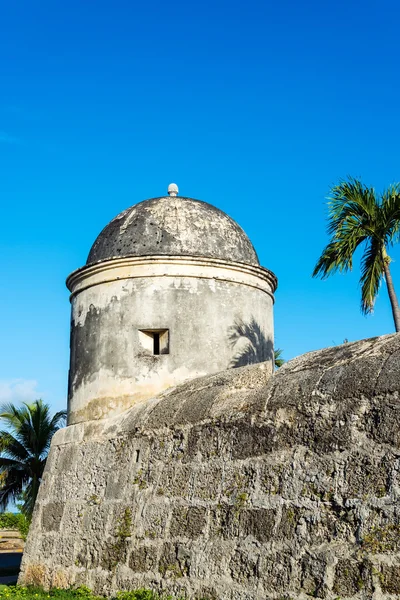 Cartagena, colombia muur — Stockfoto