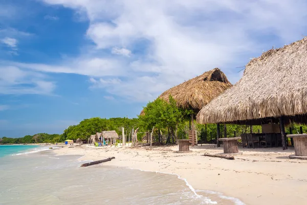 Playa Blanca Beach Huts — Stock Photo, Image