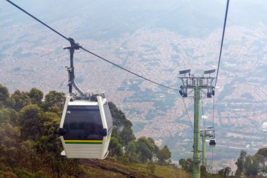 Medellin Cable Car clipart