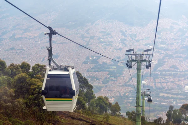 Medellín lanovka — Stock fotografie