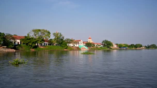 Mompox 从河里 — 图库视频影像